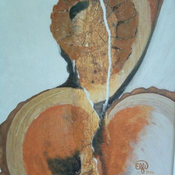 Painting titled "Vénus des bois" by Elfi, Original Artwork