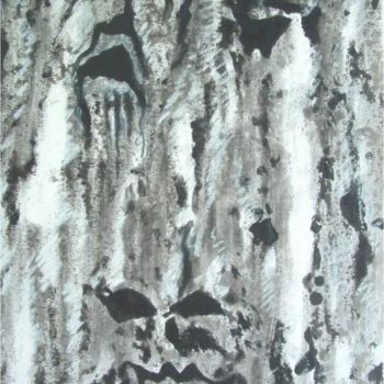 Painting titled "Les présences dans…" by Elfi, Original Artwork