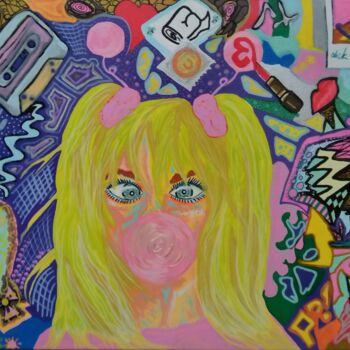 Painting titled "Baby Spice part 1" by Eli Tin Art, Original Artwork, Acrylic