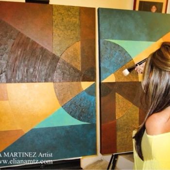 Pintura intitulada "Working on a Dream…" por Eliana Martínez, Obras de arte originais