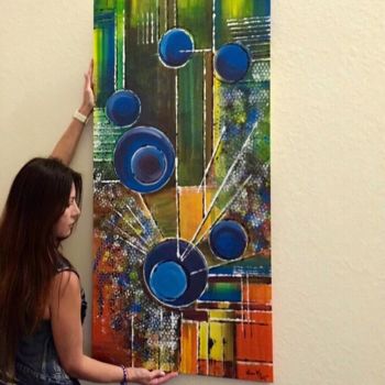 Painting titled "Spots of Inspiratio…" by Eliana Martínez, Original Artwork, Acrylic