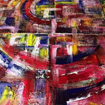Painting titled "Carnival of Color S…" by Eliana Martínez, Original Artwork, Acrylic