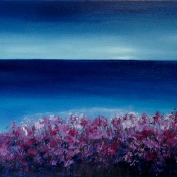 Ζωγραφική με τίτλο "Overcliff Sea View…" από Eliane Ellie, Αυθεντικά έργα τέχνης, Λάδι