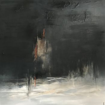 Painting titled "sans titre124" by Eliane L. Guerin, Original Artwork, Oil