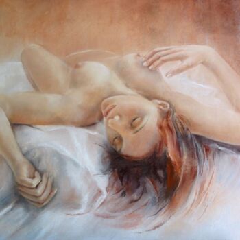 Painting titled "ELIANE MARQUE -Auro…" by Eliane Marque, Original Artwork, Oil