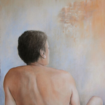 Painting titled "ELIANE  MARQUE - He…" by Eliane Marque, Original Artwork, Pastel