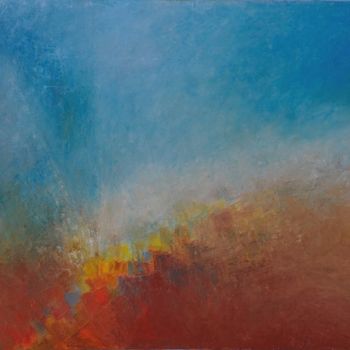 Painting titled "jubilation divine" by Eliane Ypersiel, Original Artwork, Oil