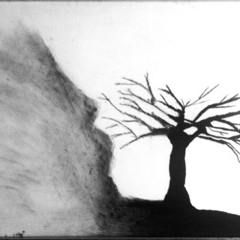 Schilderij getiteld "tree of" door Eliyahu, Origineel Kunstwerk, Olie
