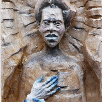 Sculpture titled "Boonty" by Elie Diol, Original Artwork, Cardboard