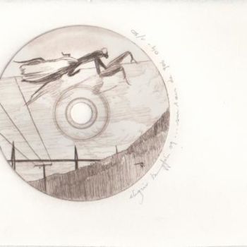 Zeichnungen mit dem Titel "sur 1 air de..." von Eligriv Tempfoli, Original-Kunstwerk