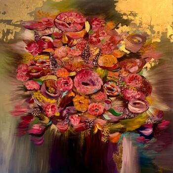 Pintura titulada "Bouquet" por Elionore Bayram, Obra de arte original, Acrílico