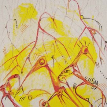 Painting titled "Mangrove-Soleil-Vie…" by Elisa Albert, Original Artwork