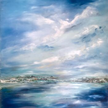 Painting titled "Above and Beyond" by Elisa Cook, Original Artwork, Oil