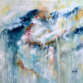 Schilderij getiteld "Tears in Heaven" door Elisa Cook, Origineel Kunstwerk, Olie