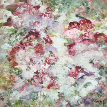Pittura intitolato "My Own Secret Garden" da Elisa Cook, Opera d'arte originale, Olio