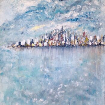 Painting titled "Sailing into the Li…" by Elisa Cook, Original Artwork, Other