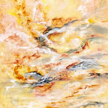 Painting titled "Blazing Winds" by Elisa Cook, Original Artwork, Oil