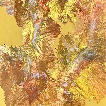 Painting titled "Bronze, Copper and…" by Elisa Cook, Original Artwork, Acrylic