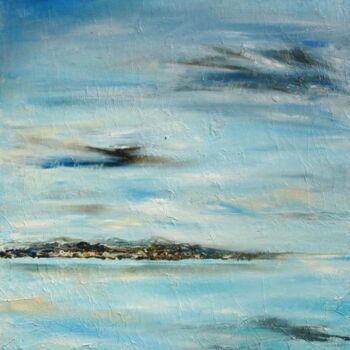 Painting titled "Quand les nuages gr…" by Elisa Cook, Original Artwork, Other