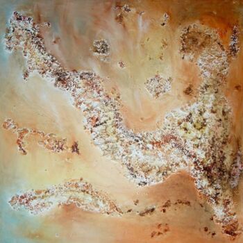 Painting titled "Sans titre ou le sa…" by Elisa Cook, Original Artwork, Oil