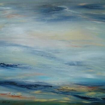 Painting titled "Songe d'une nuit d'…" by Elisa Cook, Original Artwork, Oil