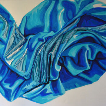 Pintura titulada "Smuovere le acque" por Elisa Marmo, Obra de arte original, Acrílico Montado en Bastidor de camilla de made…