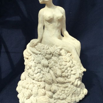 Sculptuur getiteld "L'automne" door Elisabeth Aloccio, Origineel Kunstwerk