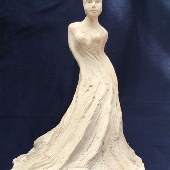 雕塑 标题为“La vague” 由Elisabeth Aloccio, 原创艺术品