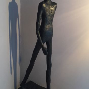 Sculpture intitulée "Sylvestre" par Elisabeth Aloccio, Œuvre d'art originale, Bronze
