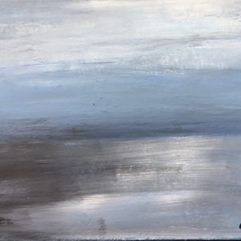 Pintura titulada "Mer Ciel" por Elisabeth Aloccio, Obra de arte original, Oleo