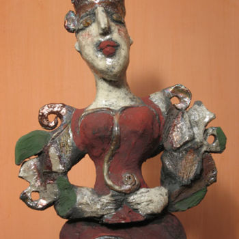 Sculpture titled "la star du cirque,…" by Elisabeth Brainos, Original Artwork