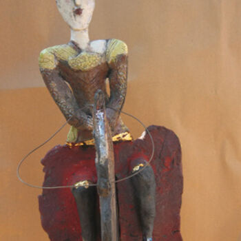 Sculpture intitulée "cavaliere grand mod…" par Elisabeth Brainos, Œuvre d'art originale