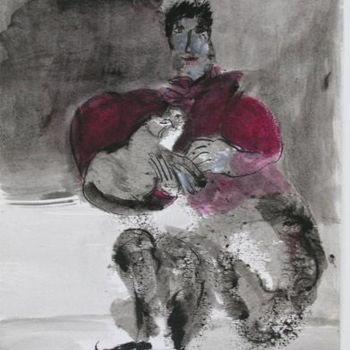 Dessin intitulée "sans titre 07" par Elisabeth Brainos, Œuvre d'art originale