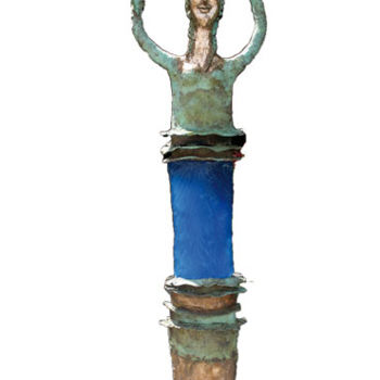 Skulptur mit dem Titel "Le printemps" von Elisabeth Brainos, Original-Kunstwerk, Bronze