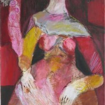 Peinture intitulée "Annabelle" par Elisabeth Brainos, Œuvre d'art originale, Acrylique