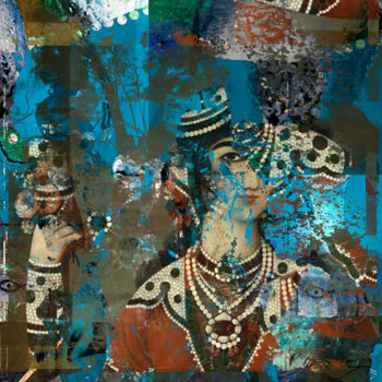 Arts numériques intitulée ""Roxane"" par Elisabeth Brainos, Œuvre d'art originale, Photo montage