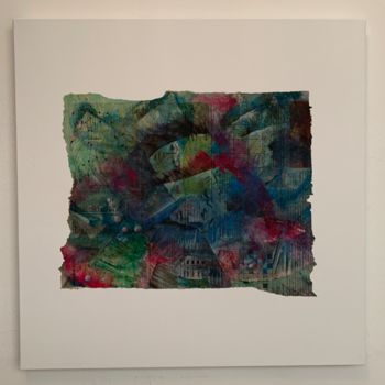 Painting titled "Fouilles archéologi…" by Elisabeth Durandin, Original Artwork, Acrylic Mounted on Wood Stretcher frame