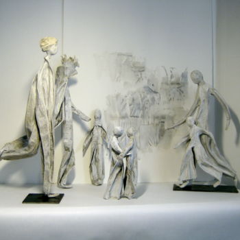 Скульптура под названием "img-3870-1.jpg" - Elisabeth Durandin, Подлинное произведение искусства