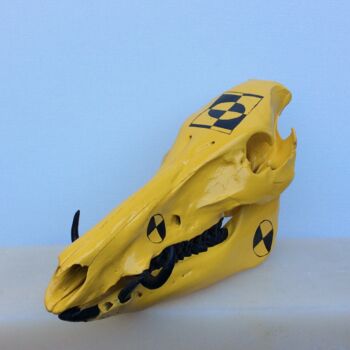 Sculpture titled "« Crash test »" by Elisabeth Faucheur, Original Artwork, Other