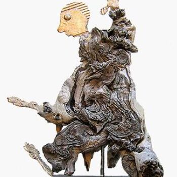 Escultura titulada ""prends la mienne"" por Elisabeth Faucheur, Obra de arte original