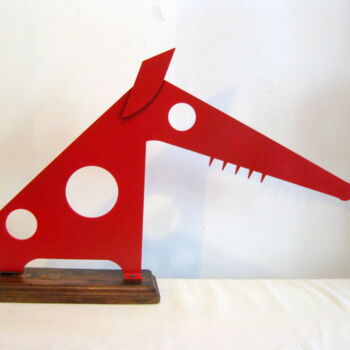 Sculpture titled "" Petit Tobe or not…" by Elisabeth Faucheur, Original Artwork, Metals