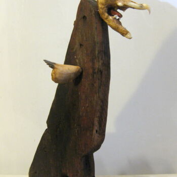 Skulptur mit dem Titel ""Mouette rieuse"" von Elisabeth Faucheur, Original-Kunstwerk, Andere