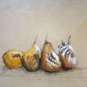 Painting titled "fruits3-80x60-light…" by Elisabeth Girard, Original Artwork