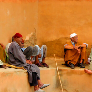 Photographie intitulée "Couleurs du maroc" par Elisabeth Hurtel, Œuvre d'art originale, Photographie numérique