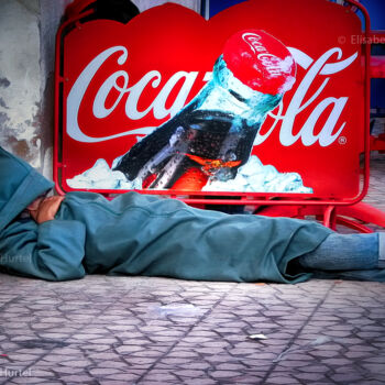 Fotografia zatytułowany „Coca-Cola” autorstwa Elisabeth Hurtel, Oryginalna praca, Fotografia cyfrowa