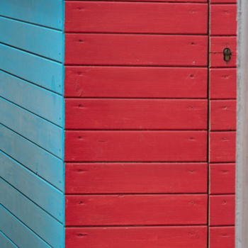 Fotografia intitulada "cabine rouge.jpg" por Elisabeth Laplante, Obras de arte originais, Fotografia digital