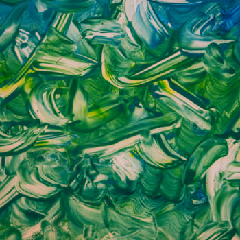 Photographie intitulée "mer verte.jpg" par Elisabeth Laplante, Œuvre d'art originale, Photographie numérique