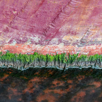 Photographie intitulée "Bord de falaise.jpg" par Elisabeth Laplante, Œuvre d'art originale, Photographie numérique