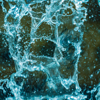 Photographie intitulée "Le cri de l'eau.jpg" par Elisabeth Laplante, Œuvre d'art originale, Photographie numérique