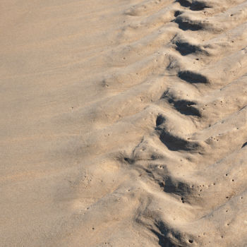 Photographie intitulée "sable mordu.jpg" par Elisabeth Laplante, Œuvre d'art originale, Photographie numérique